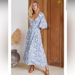Lola Button up Midi Dress